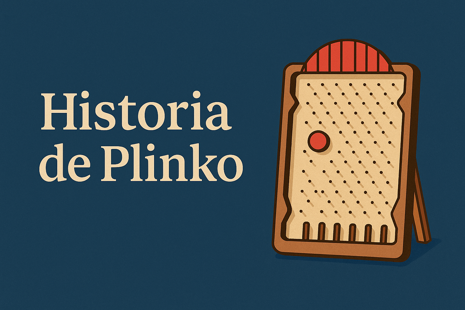 Tablero Plinko histórico